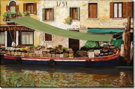 Плавающий рынок в Венеции - Борелли, Гвидо (20 век)