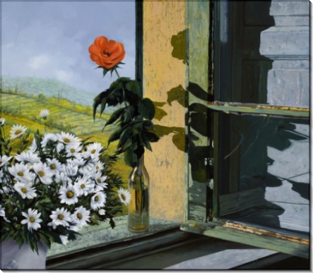 Роза у окна - Борелли, Гвидо (20 век)