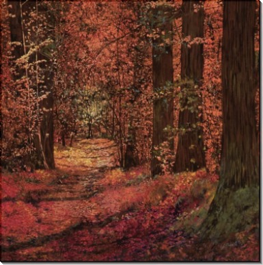 Осень в лесу - Борелли, Гвидо (20 век)
