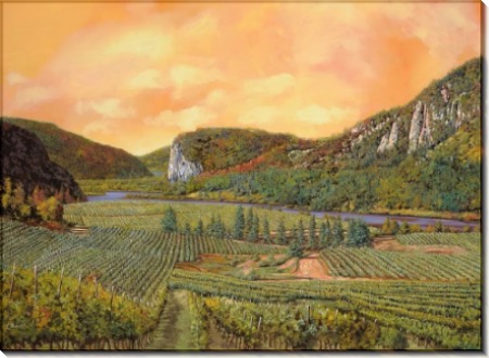 Пейзаж с виноградниками - Борелли, Гвидо (20 век)