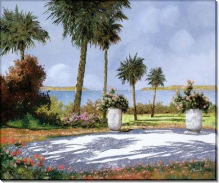 Картина «Сад с пальмами» - Борелли, Гвидо (20 век)