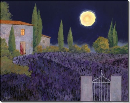 Лавандовое поле ночью - Борелли, Гвидо (20 век)