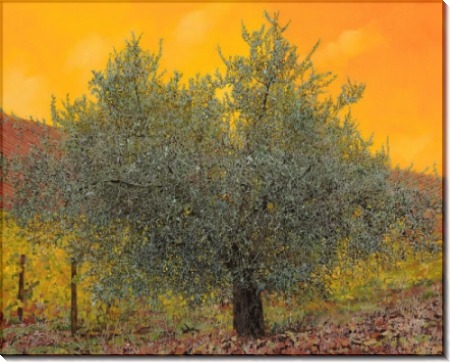 Оливковое дерево среди виноградников - Борелли, Гвидо (20 век)