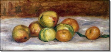 Натюрморт с яблоками и мандаринами - Ренуар, Пьер Огюст