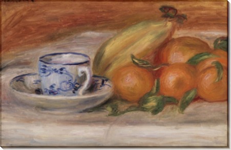Апельсины, бананы и чайная чашка - Ренуар, Пьер Огюст