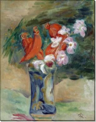 Картина Букет с орхидеями - Ренуар, Пьер Огюст