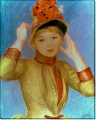 Девушка в желтой блузе - Ренуар, Пьер Огюст