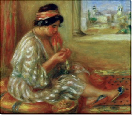 Габриэль в образе алжирской женщины - Ренуар, Пьер Огюст