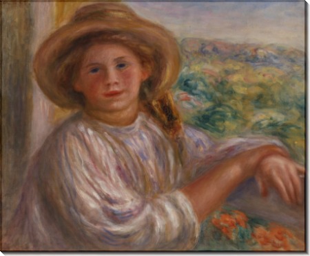 Девушка на балконе, Кань - Ренуар, Пьер Огюст