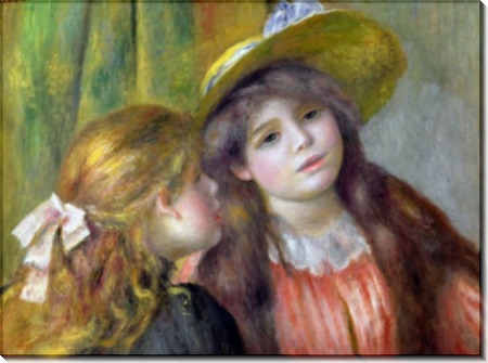 Портрет двух девушек - Ренуар, Пьер Огюст