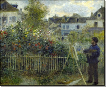 Клод Моне, рисующий свой сад в Аржантее - Ренуар, Пьер Огюст