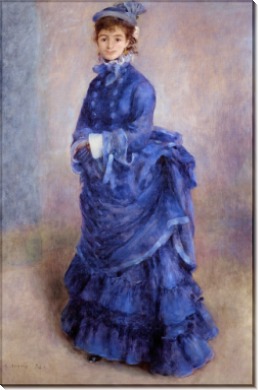 Парижанка (Дама в голубом) - Ренуар, Пьер Огюст