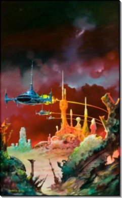 Планета берсеркера (по фантастическому произведению Фреда Саберхагена) - Вальехо, Борис (20 век)