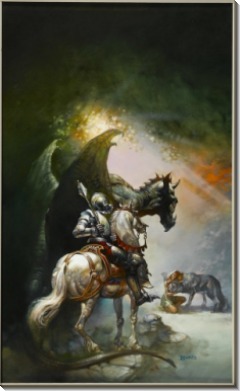 Святой Георгий и дракон - Вальехо, Борис (20 век)
