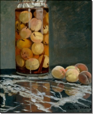 Банка с консервированными персиками - Моне, Клод