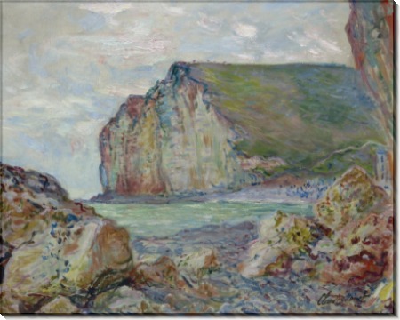 Скалы на берегу моря во время отлива - Моне, Клод