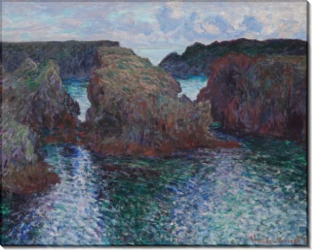 Скалы в Пор-Гульфар, Бель-Иль - Моне, Клод