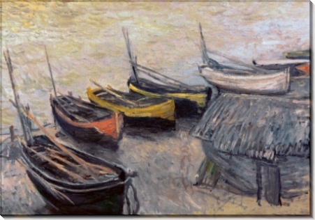 Лодки на берегу моря - Моне, Клод