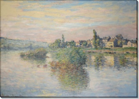 Берег Сены в Лавакуре - Моне, Клод