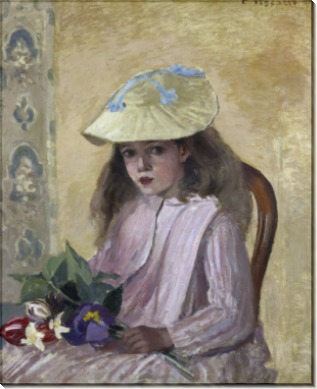 Портрет дочери художника - Писсарро, Камиль