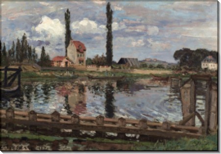 Берег Сены в Пор-Марли - Писсарро, Камиль