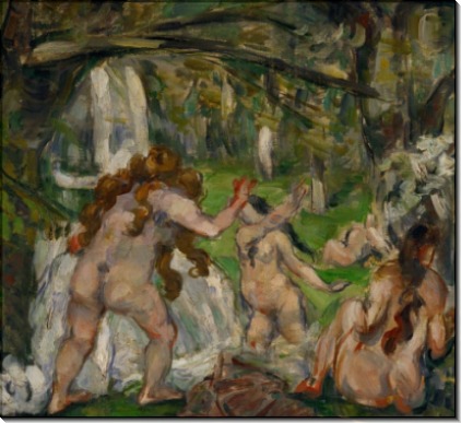 Три купальщицы - Сезанн, Поль