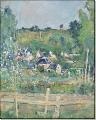 Пейзаж с видом на Овер - Сезанн, Поль