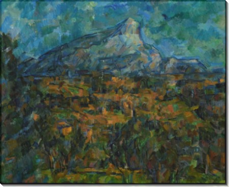 Гора Сент-Виктуар, вид со стороны Лов (Пейзаж В Эксе) - Сезанн, Поль