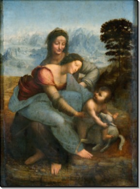 Мадонна с Младенцем и святой Анной - Винчи, Леонардо да
