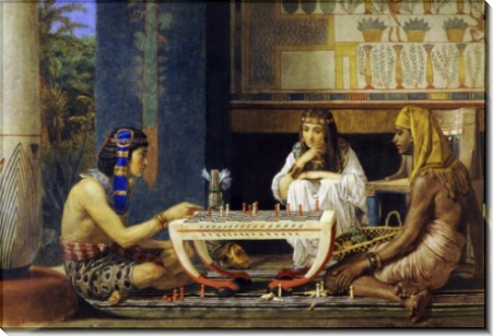 Игра в шахматы в Древнем Египте - Альма-Тадема, Лоуренс
