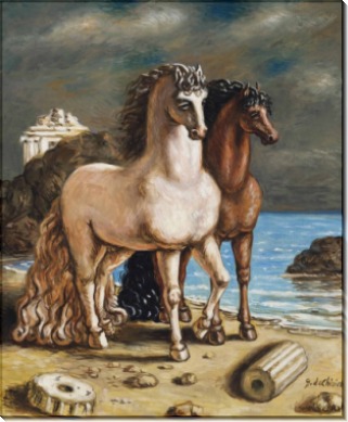 Античные лошади - Кирико, Джорджо де
