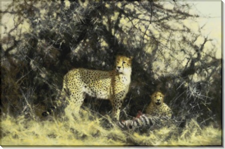 Гепарды с добычей - Шеперд, Девид (20 век)