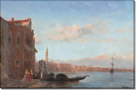 Фигуры, выходящие из дворца, Венеция -  Зим, Феликс