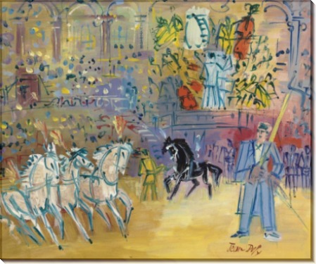 Цирковое представление с лошадьми - Дюфи, Жан