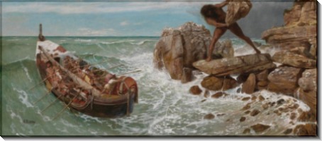 Одиссей и Полифем - Бёклин, Арнольд
