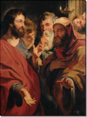 Христос и Никодим - Йорданс, Якоб