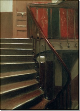 Лестница в доме 48 по Лилльской улице в Париже - Хоппер, Эдвард