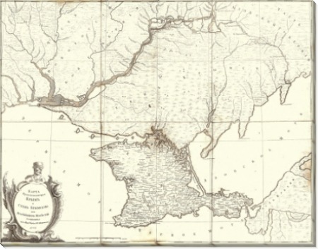 Карта Крыма. 1777