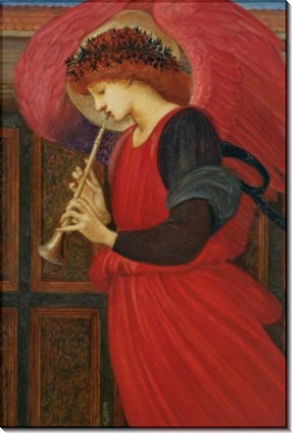 Ангел, музицирующий на фложолете - Бёрн-Джонс, Эдвард