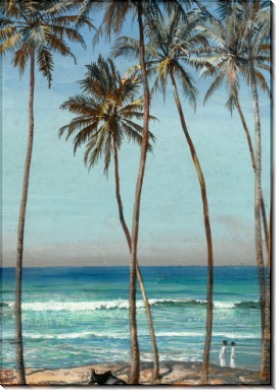 Картина «Под пальмами на Цейлоне» -  Крейн, Уолтер