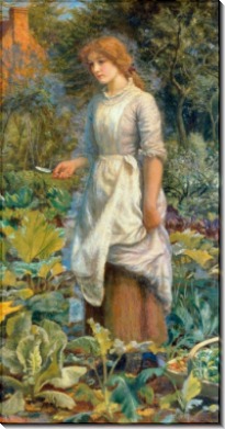 Девушка в саду - Хьюз, Артур