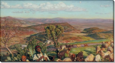 Вид на Изреельскую долину у Назарета - Хант, Уильям Холман