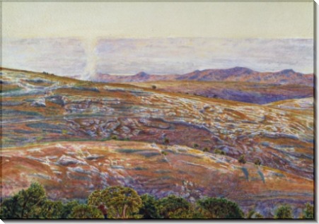 Вид на долину Мертвого моря со стороны Силоама - Хант, Уильям Холман