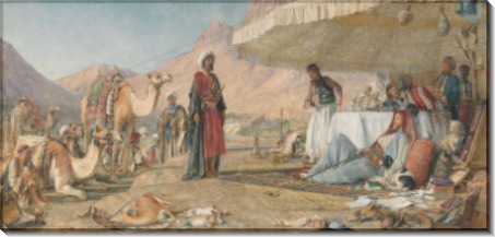 Лагерь в пустыне у горы Синай - Льюис, Джон Фредерик