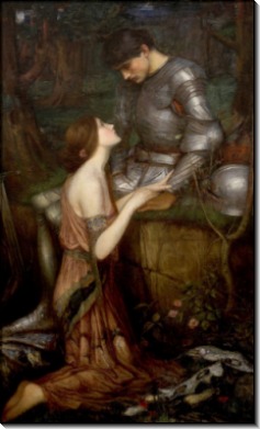 Ламия и рыцарь II - Уотерхаус, Джон Уильям