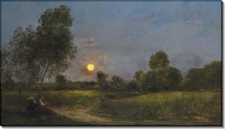 Восход луны - Добиньи, Шарль-Франсуа 