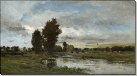 Речной пейзаж - Добиньи, Шарль-Франсуа 