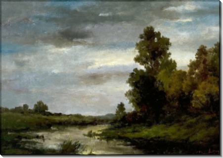 Речной пейзаж - Добиньи, Шарль-Франсуа 