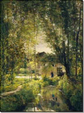 Пейзаж с ручьем - Добиньи, Шарль-Франсуа 
