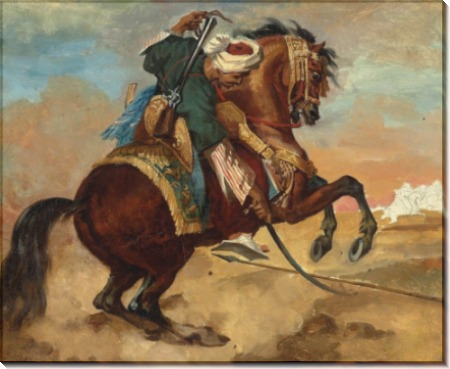 Турок верхом на коне - Жерико, Теодор Жан Луи Андре